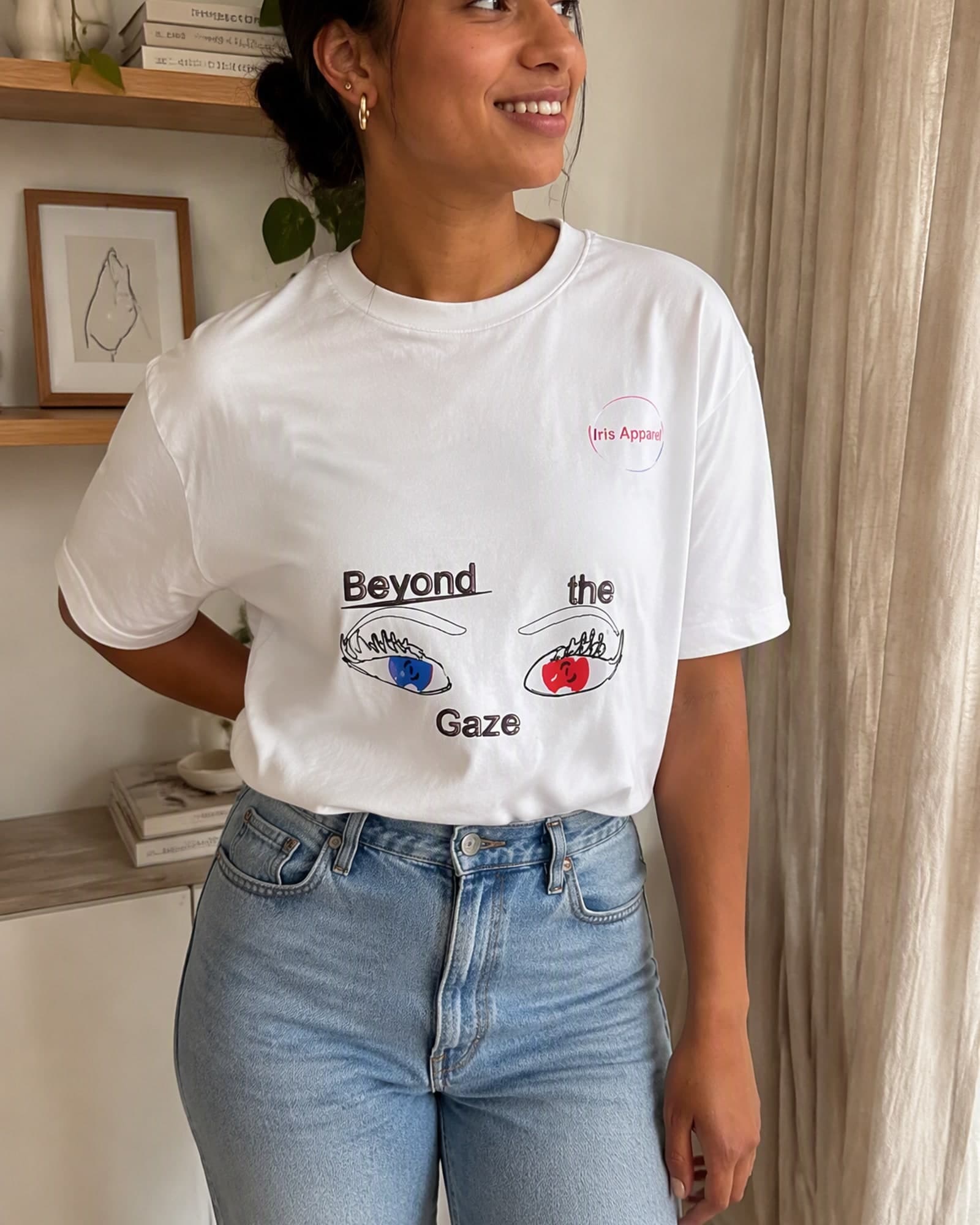 Beyond the Gaze Tee | Eye Illustration Graphic Tee